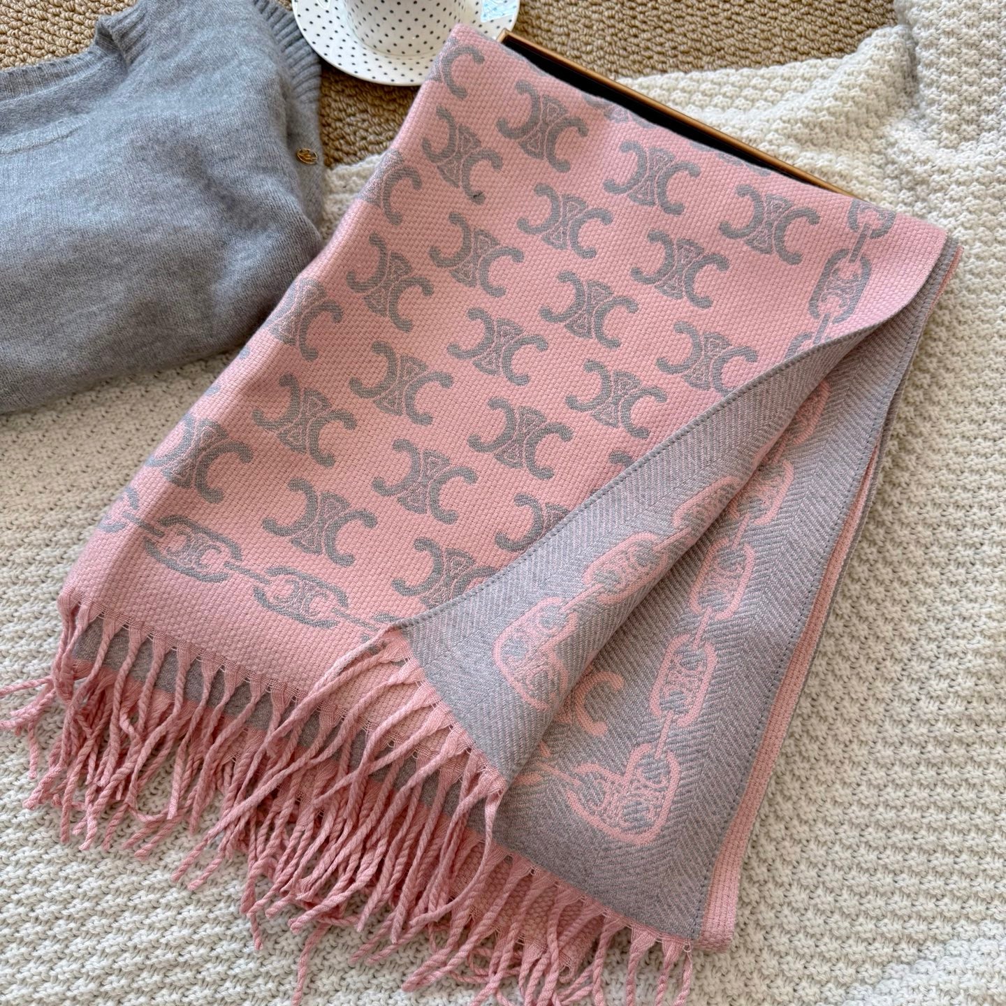 Fashionable CE Logo Scarf
