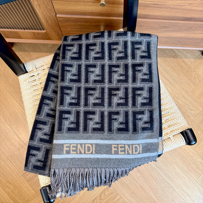 Fashionable FF Letter Scarf