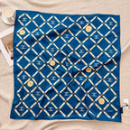 Stylish CC-Patterned Silk Scarf