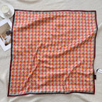 Stylish FF Letter Pattern Silk Scarf