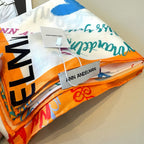 Stylish Letter-Patterned Silk Scarf