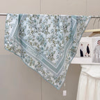 Stylish CD Letter Pattern Silk Scarf