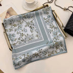 Stylish CD Letter Pattern Silk Scarf
