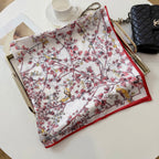Stylish CD Letter Pattern Silk Scarf