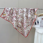 Stylish CD Letter Pattern Silk Scarf