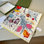 Stylish GG Letter Pattern Silk Scarf