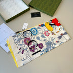 Stylish GG Letter Pattern Silk Scarf