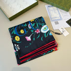 Stylish GG Letter Pattern Silk Scarf