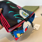 Stylish GG Letter Pattern Silk Scarf