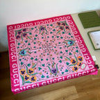 Stylish GG Letter Pattern Silk Scarf