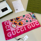 Stylish GG Letter Pattern Silk Scarf