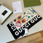 Stylish GG Letter Pattern Silk Scarf
