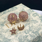 Stylish CD Rhinestone Earrings