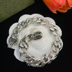 Classic GG Sunflower Motif Rhinestone Bracelet