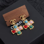Stylish CC Pearl Earrings