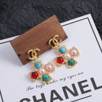 Stylish CC Pearl Earrings