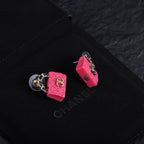 Stylish CC Handbag-Shaped Earrings