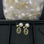 Fashionable CD Pearl Earrings