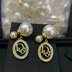 Fashionable CD Pearl Earrings