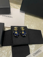 Fashionable CD Drill Earrings