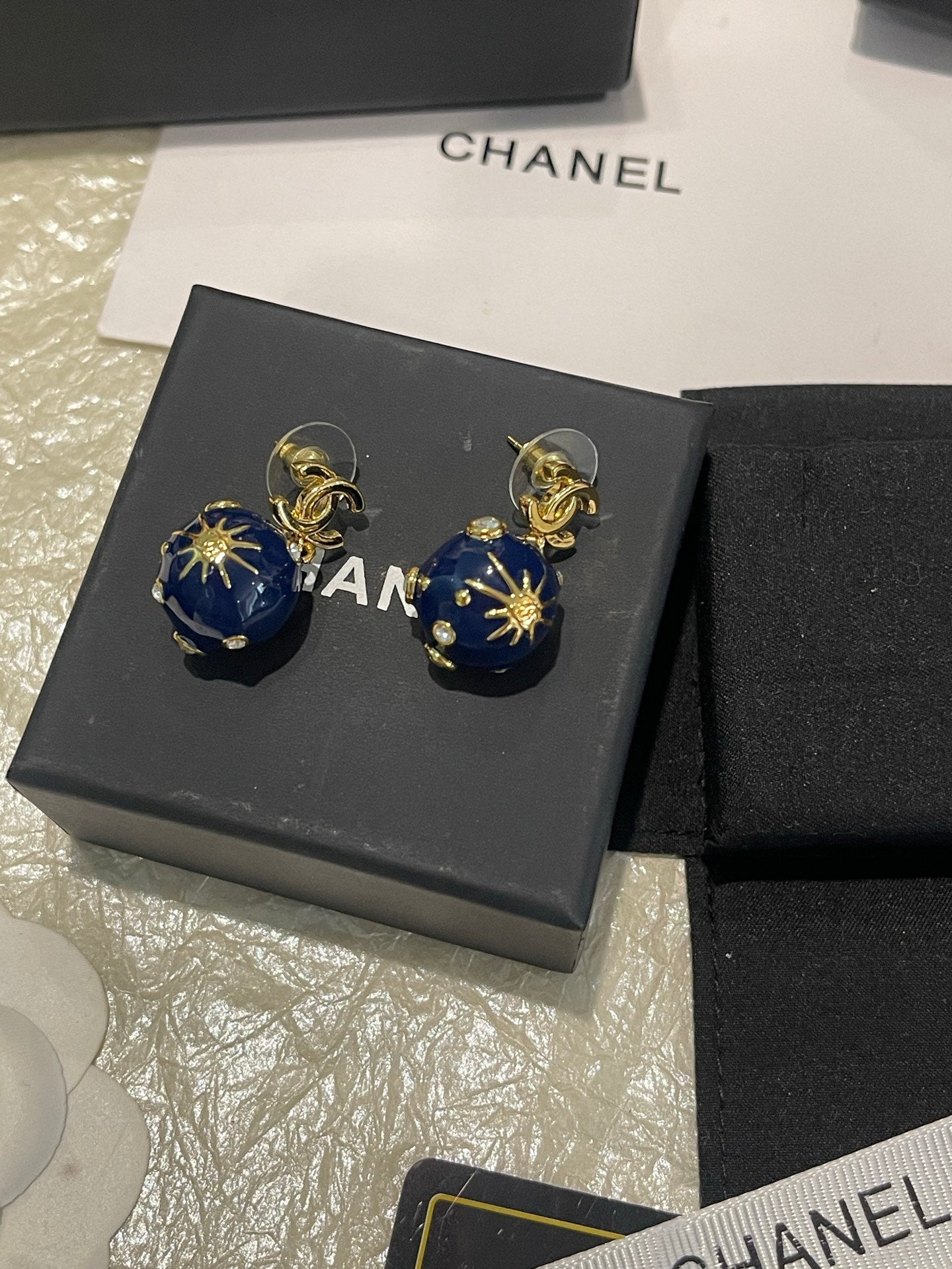 Fashionable CD Drill Earrings