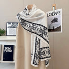 Fashionable CC Pattern Silk Scarf