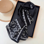 Fashionable CC Pattern Silk Scarf