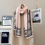 Fashionable CC Pattern Silk Scarf