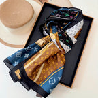 Fashionable CC Pattern Silk Scarf