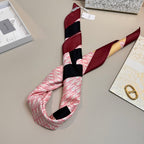 Fashionable CD Pattern Silk Scarf