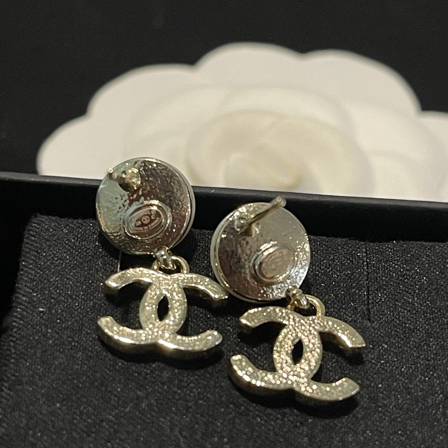 Stylish CC Pearl Earrings