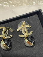 Stylish CC Pearl Earrings