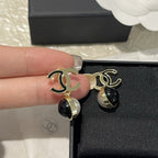 Stylish CC Pearl Earrings