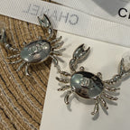 Stylish CC Crab Earrings