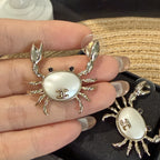Stylish CC Crab Earrings