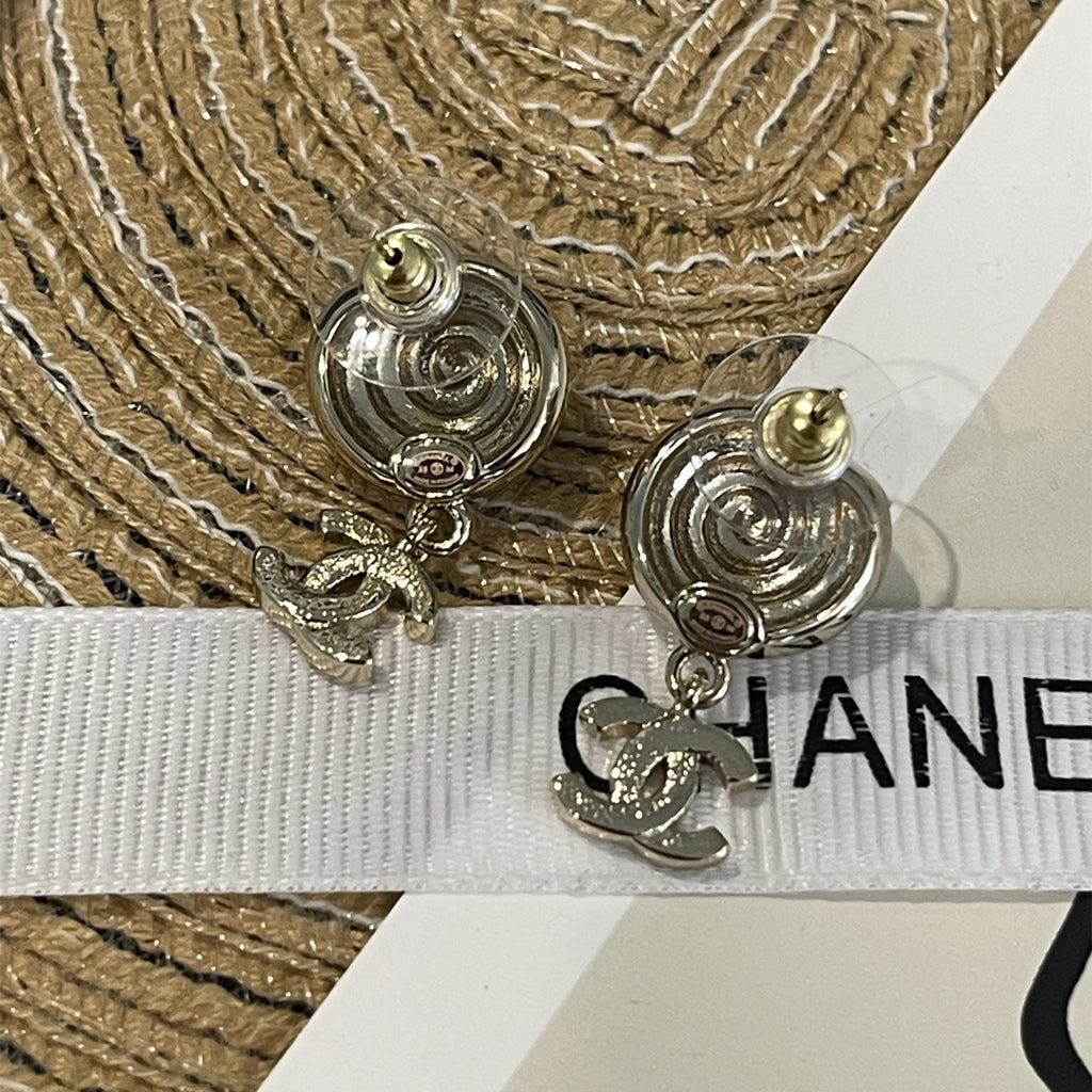 Stylish CC Floral Earrings