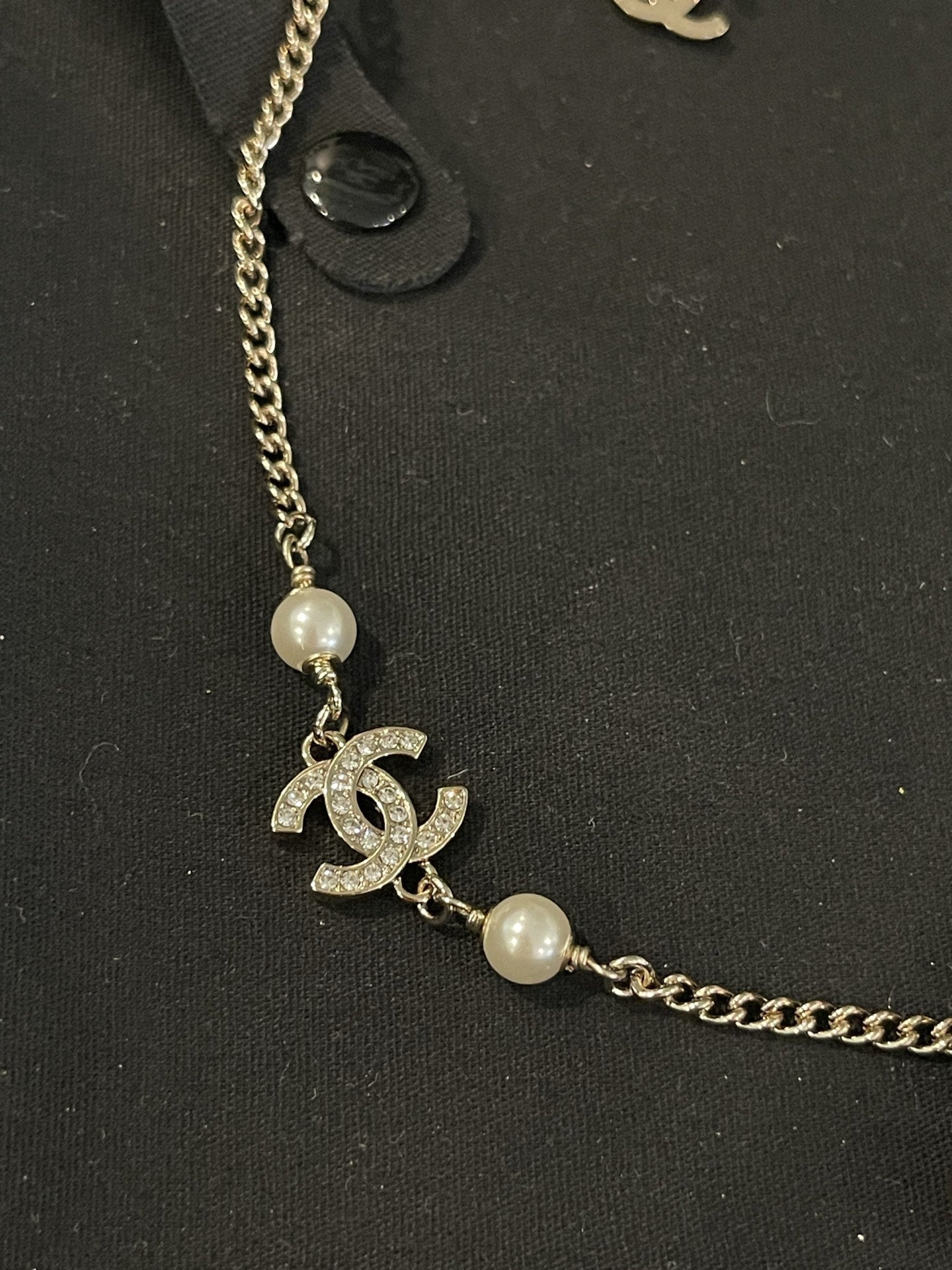 CC Fashion Pearl &amp; Flower Pendant Necklace