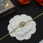 Stylish Rhinestone CD Bracelet