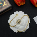 Stylish Rhinestone CD Bracelet