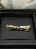 Luxurious Bow and Letter Hair Clip