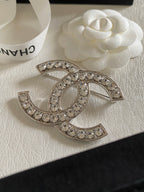 CC Rhinestone Brooch