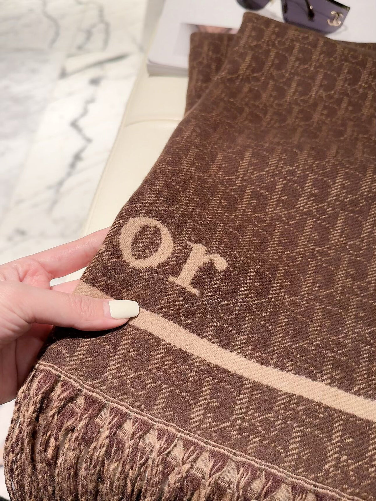 Stylish CD Letter Scarf