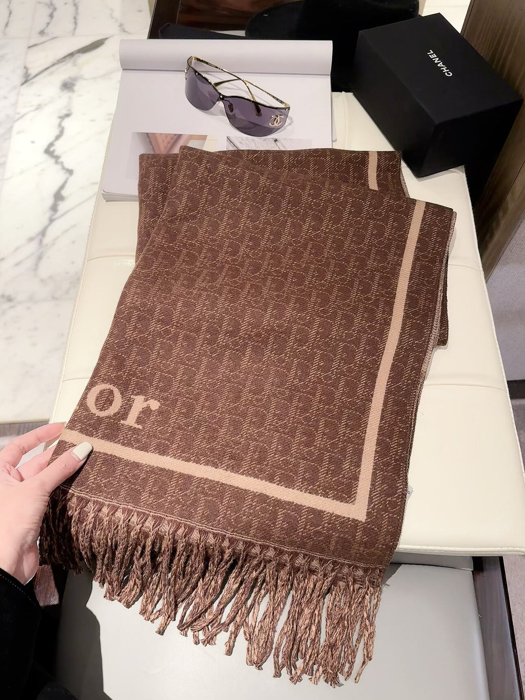 Stylish CD Letter Scarf