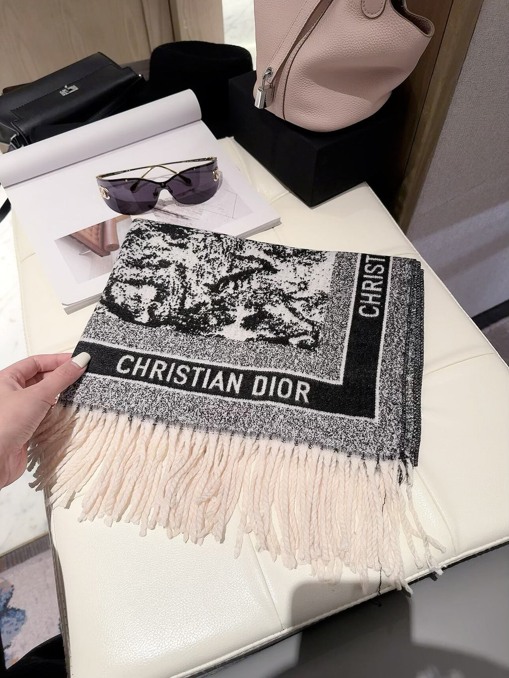 Stylish CD Letter Scarf