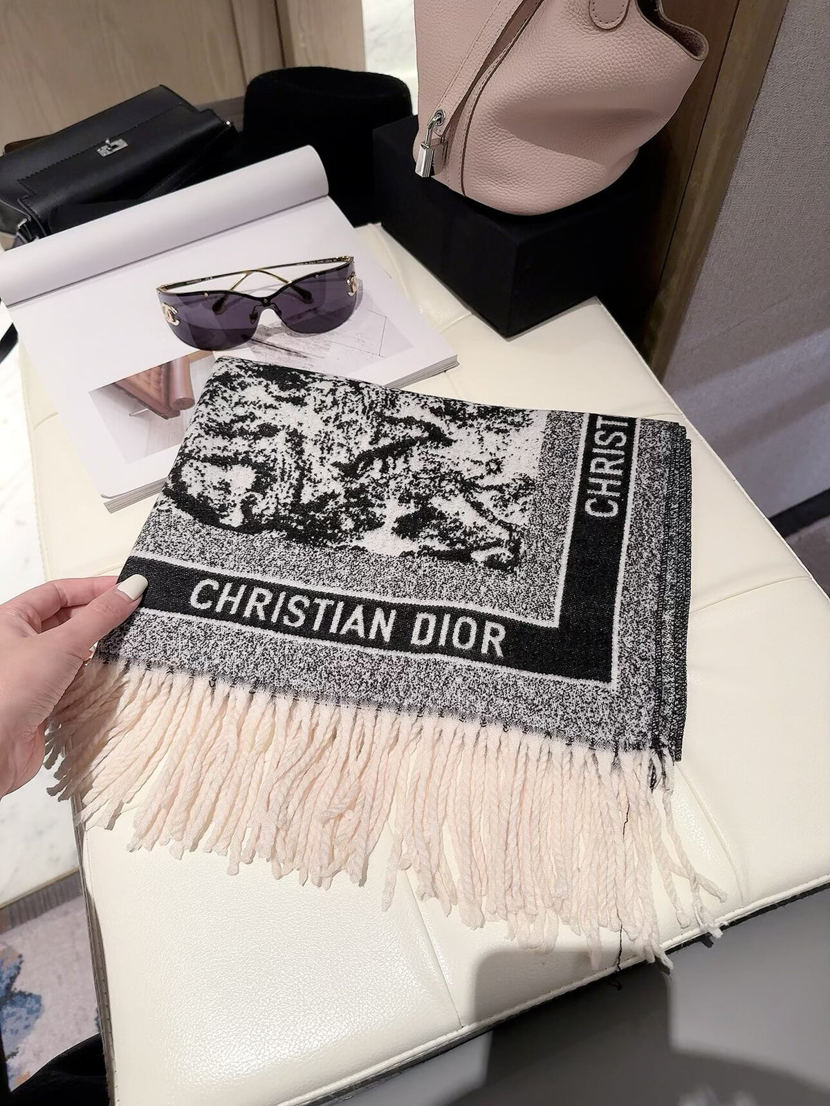 Stylish CD Letter Scarf