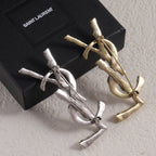 YSL Rhinestone Brooch