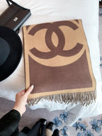 Stylish CC Jacquard Scarf