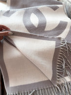 Stylish CC Jacquard Scarf