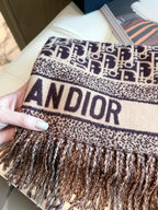Stylish CD Letter-Pattern Scarf