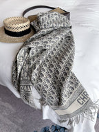 Stylish CD Letter-Pattern Scarf